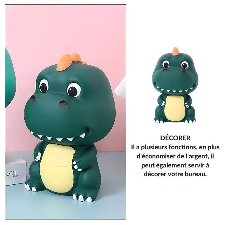 Tirelire Dinosaure Amusante - Pour les Petits Épargnants