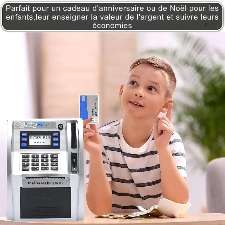 Tirelire Électronique avec Code pour Enfants - Cadeau Idéal