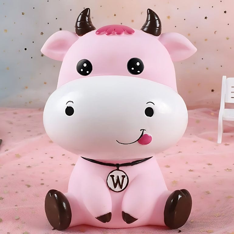 Tirelire Vache Dessin Animé – Parfaite pour Cadeau d'Anniversaire 